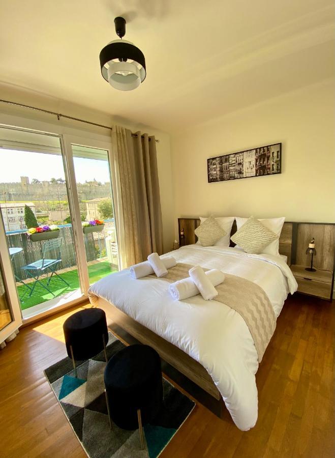 Maison Face A La Cite Carcassonne Eksteriør bilde